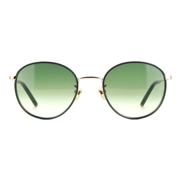 New MULBERRY Green Round SML259 08FE Sunglasses Women - Picture 2 of 4